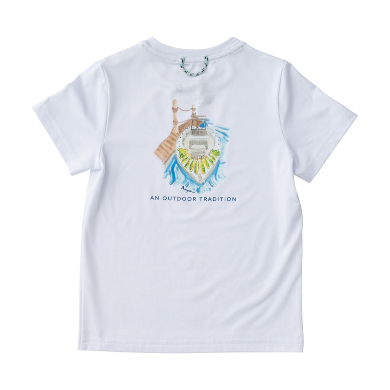 Bright White Catch Pro Performance SS Fishing T-Shirt