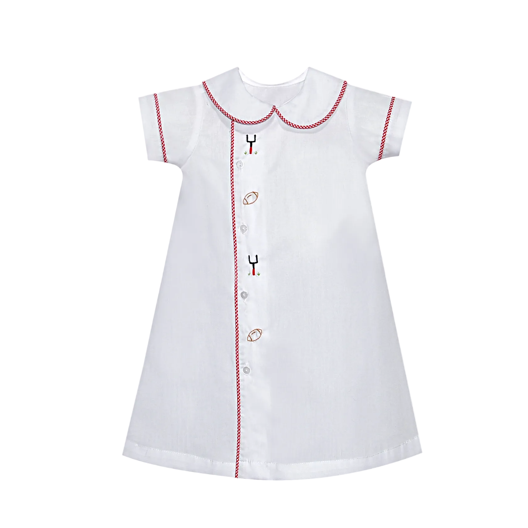 Bulldog Red/Black Daygown -  Boy