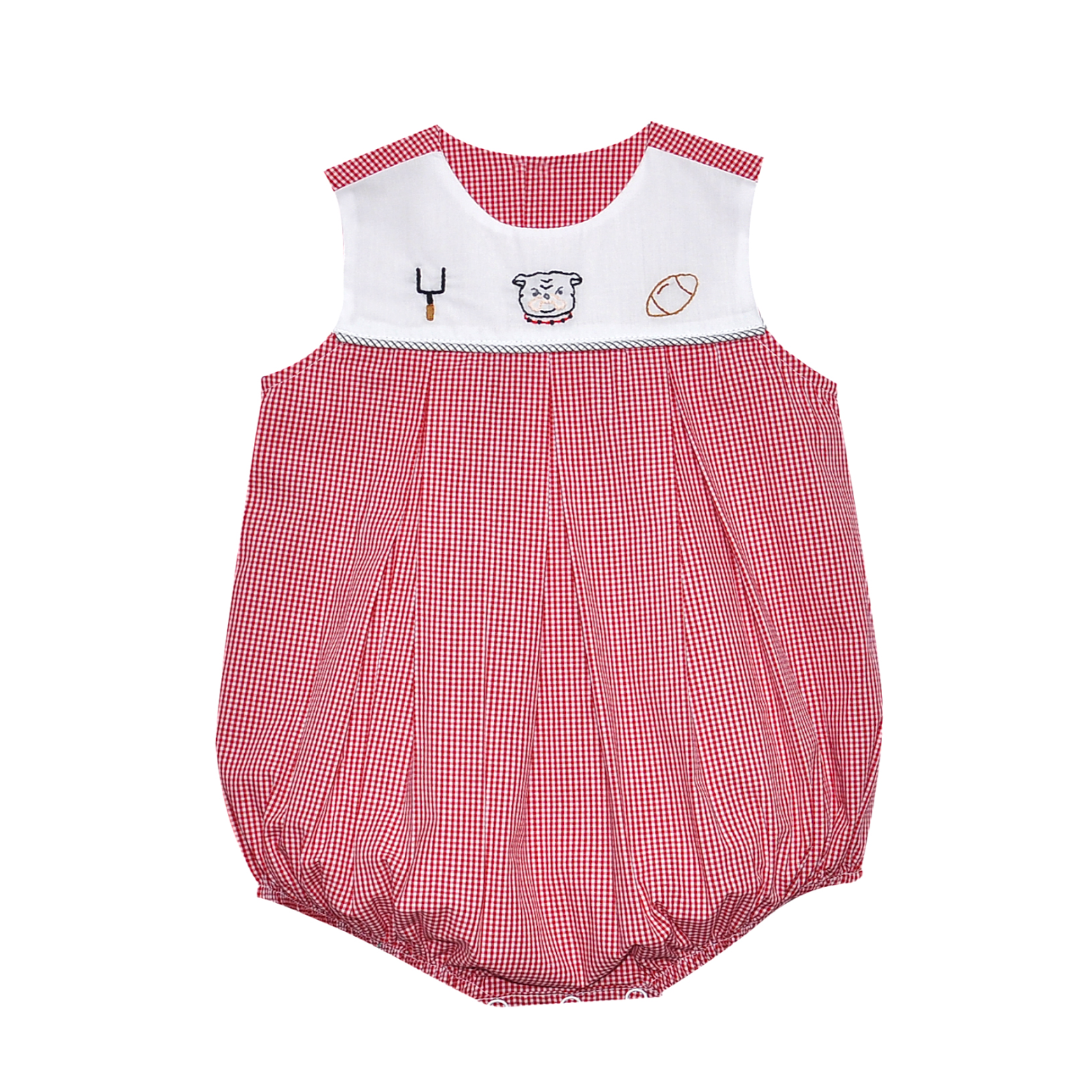 Bulldog Trio Red/Black Boy Bubble