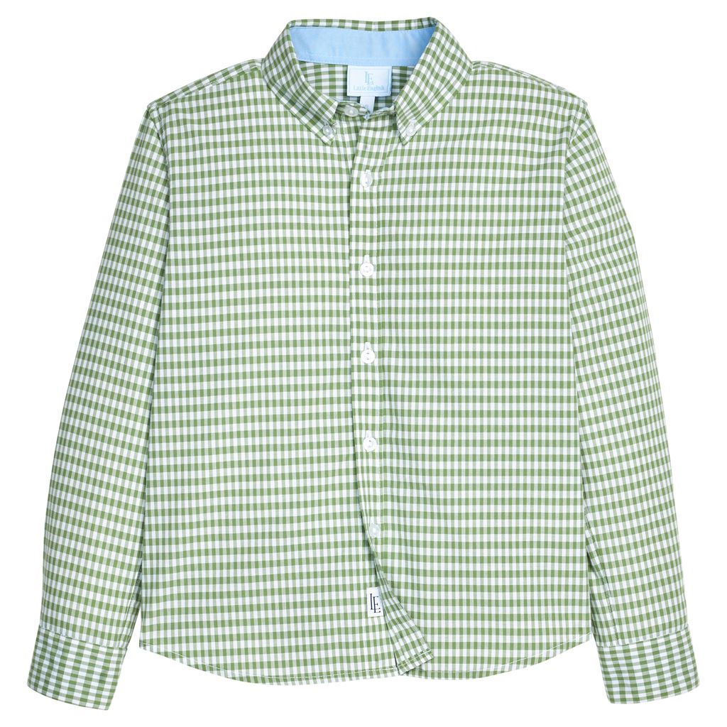 Button Down Shirt Watercress Gingham