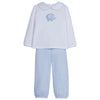 Boy Elephant Applique Peter Pan Pant Set