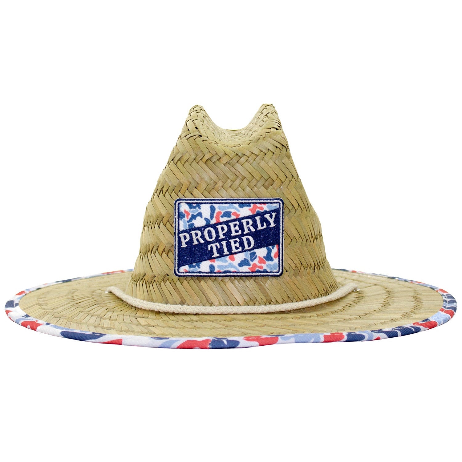 Cabo Straw Hat Americana Camo