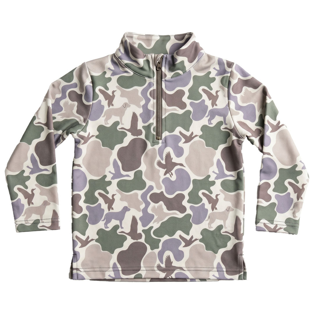 Camo Duck Quarter Zip