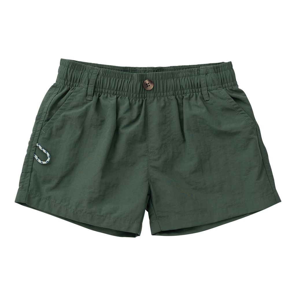 PRE-ORDER Boys' Outrigger Performance Short - Camping Green