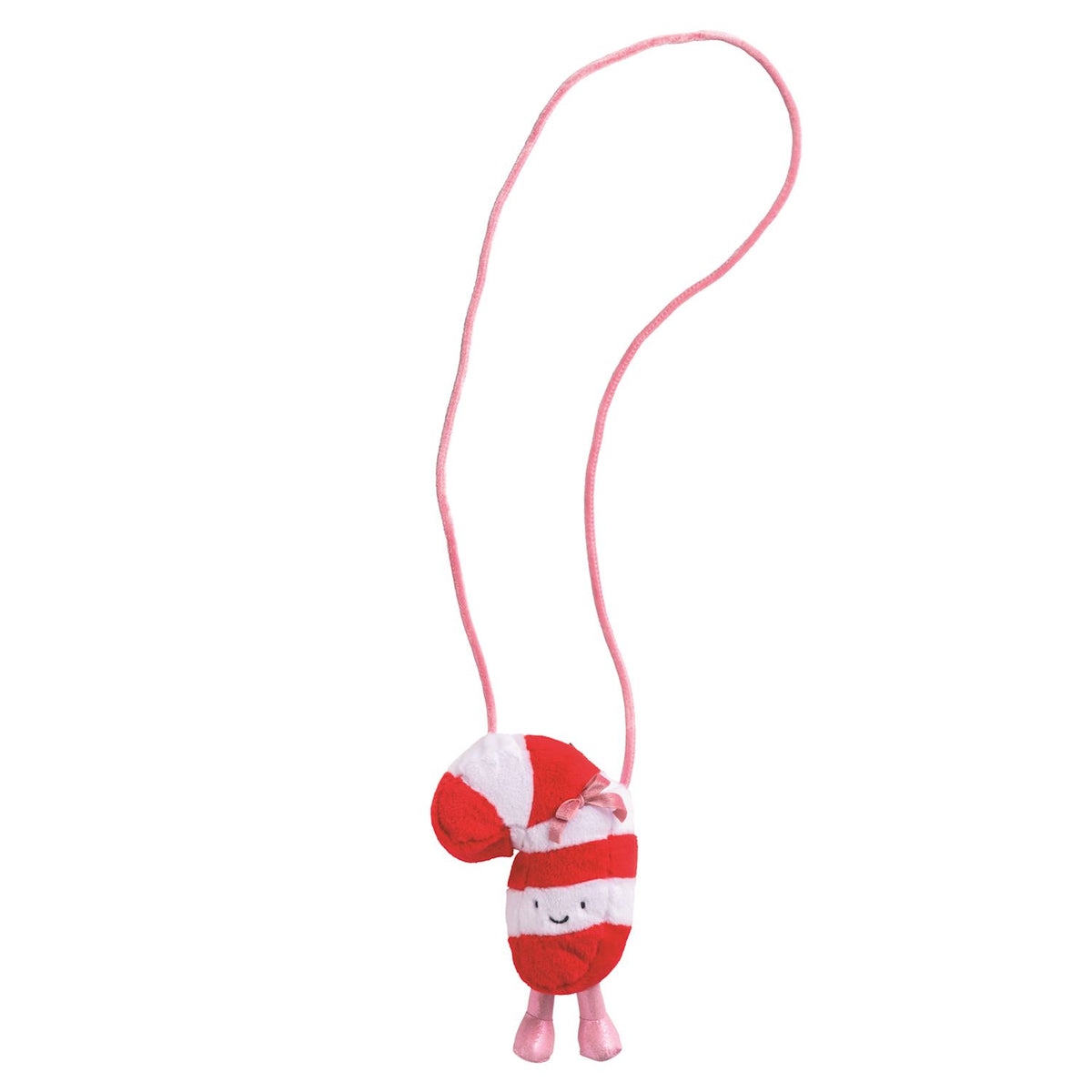 Candy Cane Plush Purse