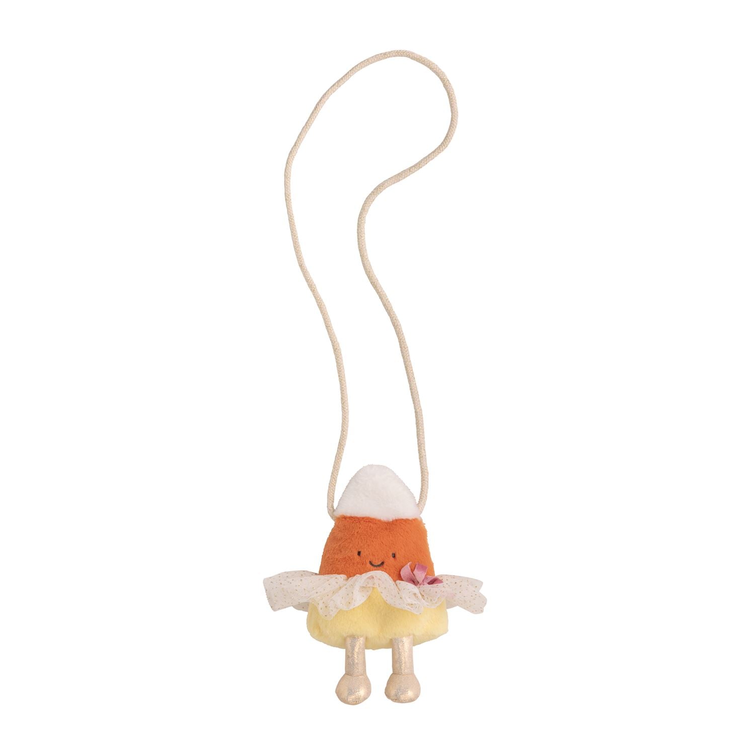 Candy Corn Halloween Plush Purse