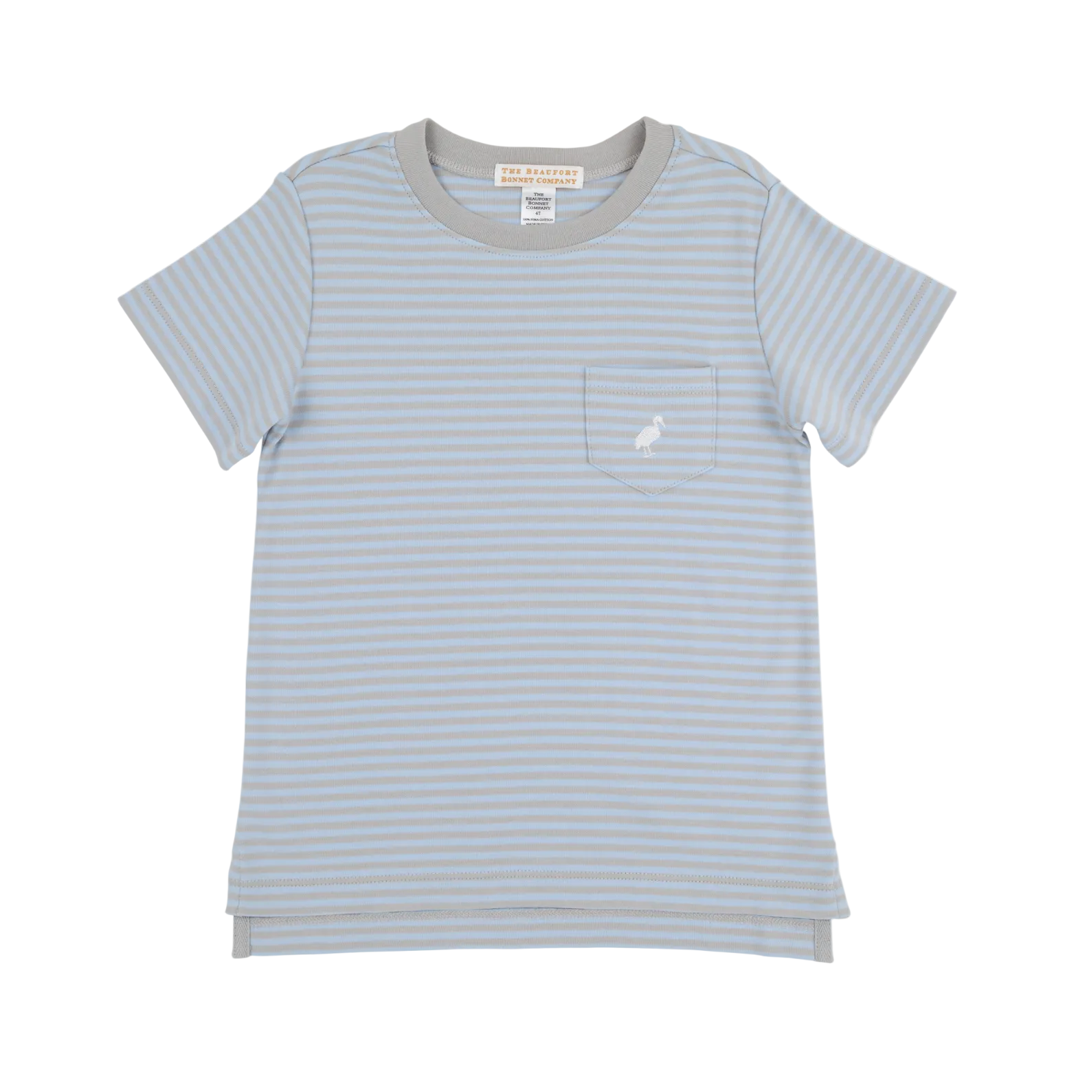 Carter Crewneck Beale Street Blue and Grantley Gray Stripe Grantley Gray Worth Ave White