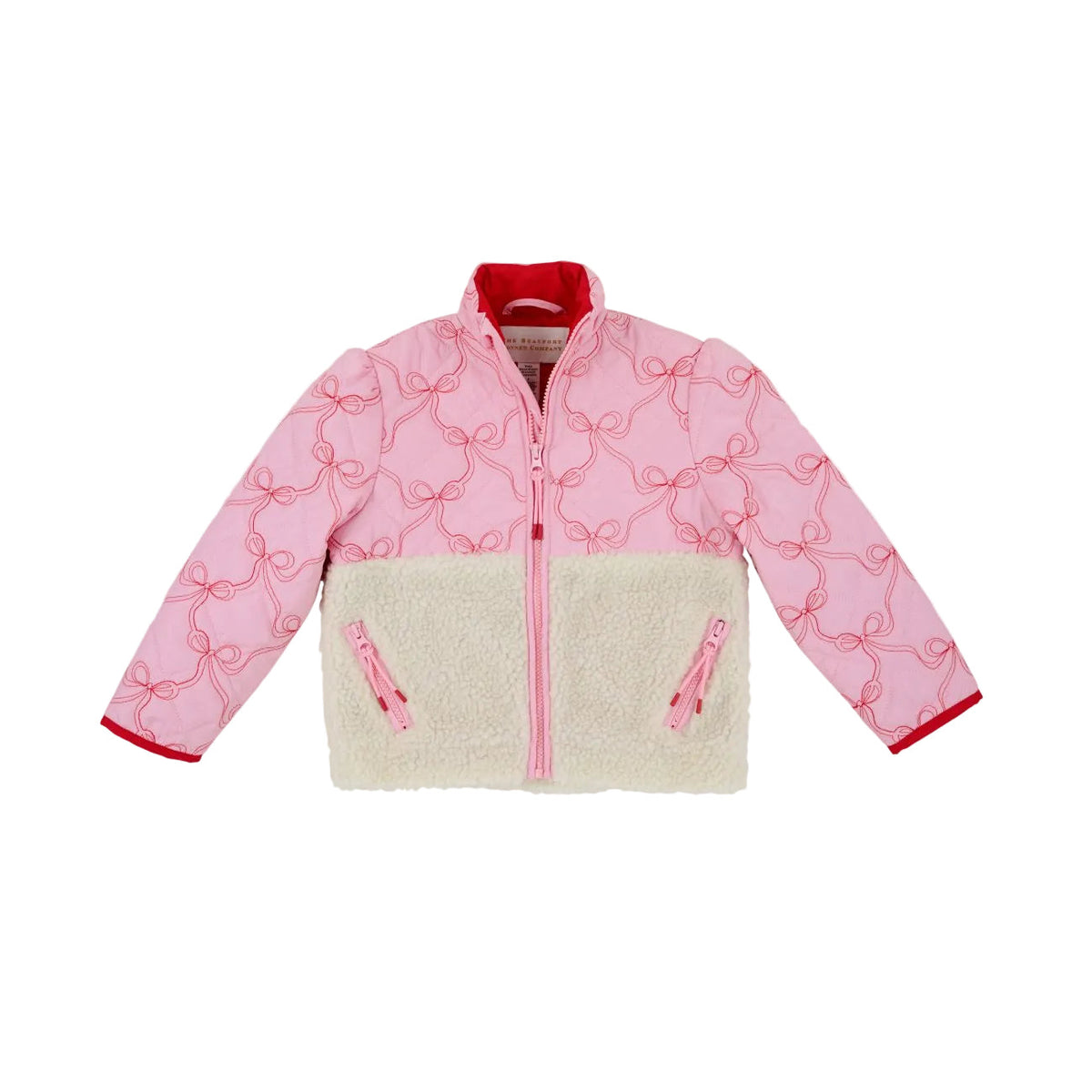 Cate Coat Bluffton Bows (Richmond Red)/Palmetto Pearl