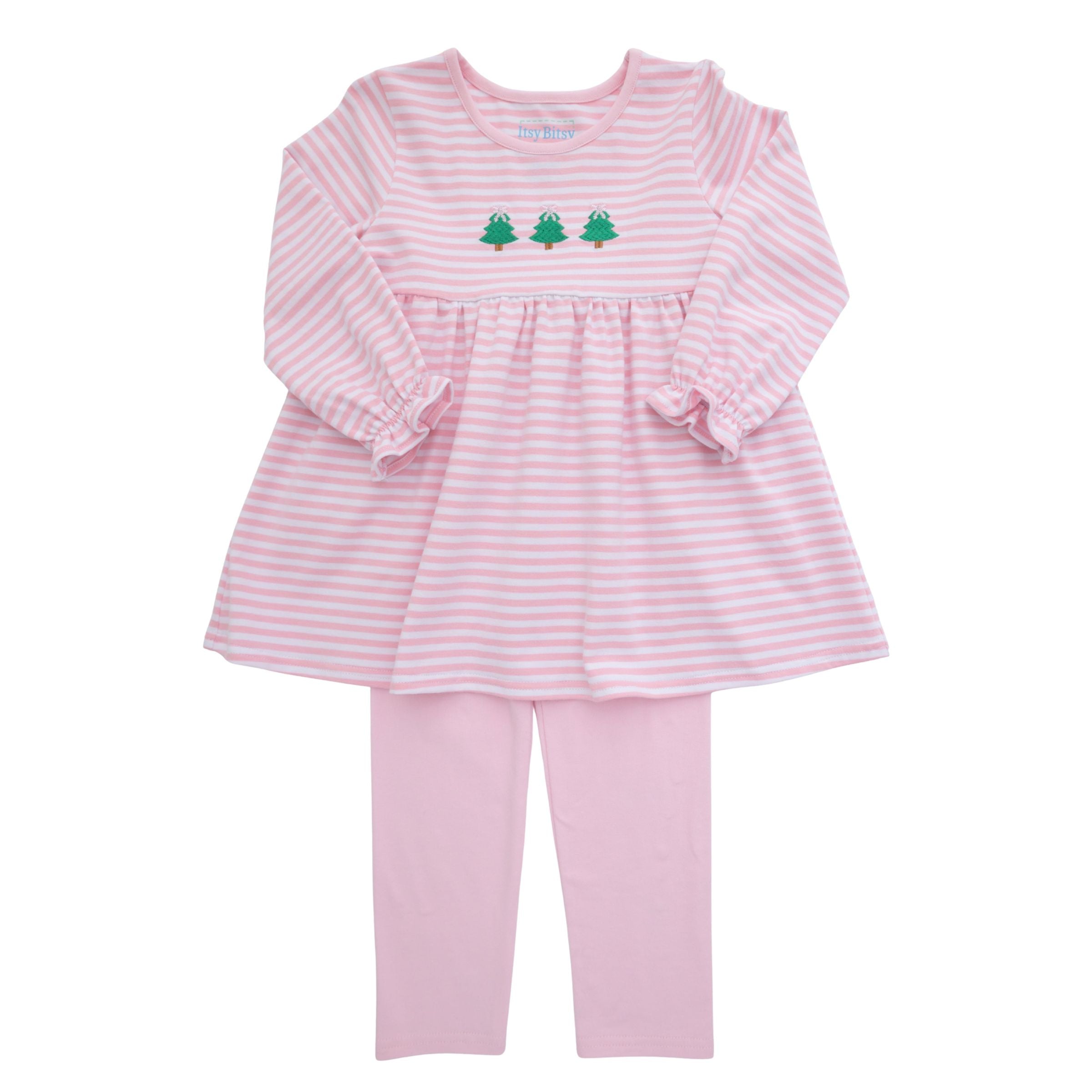 Christmas Tree Ruffle Pant Set