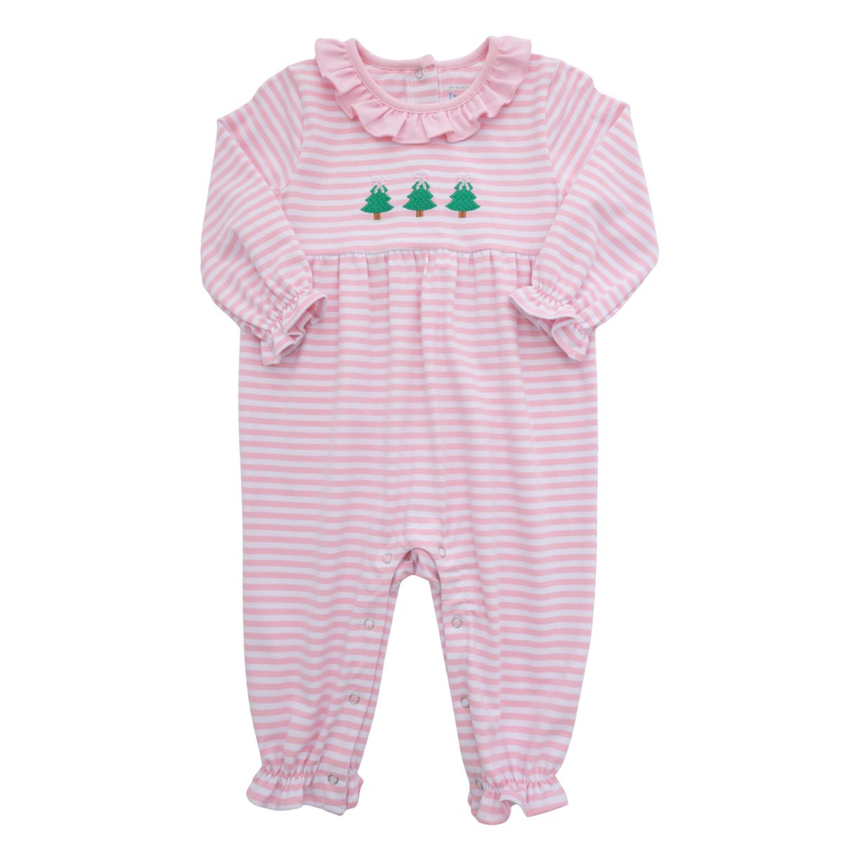 Christmas Tree Ruffle Romper