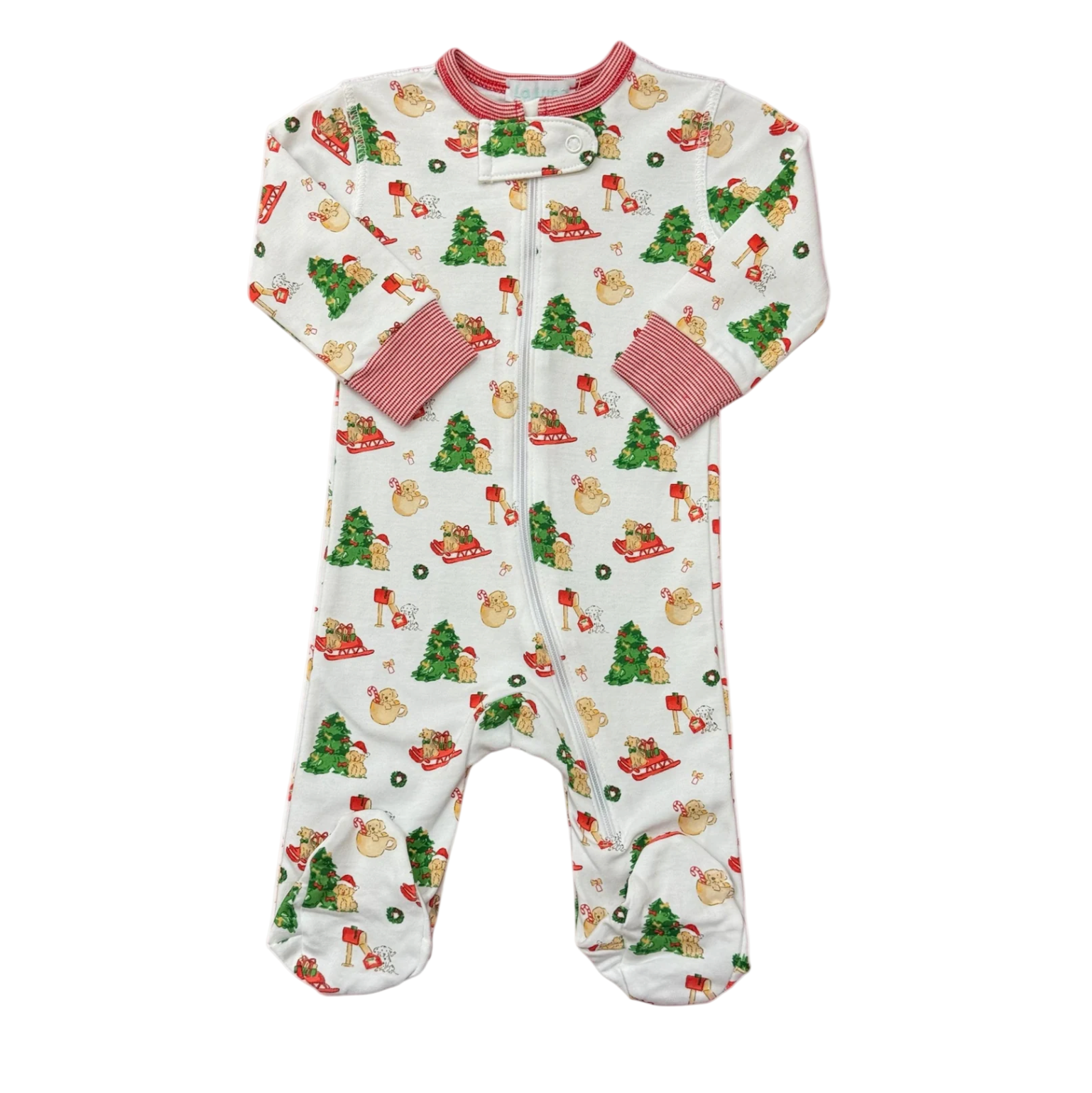 Christmas Pup Footie