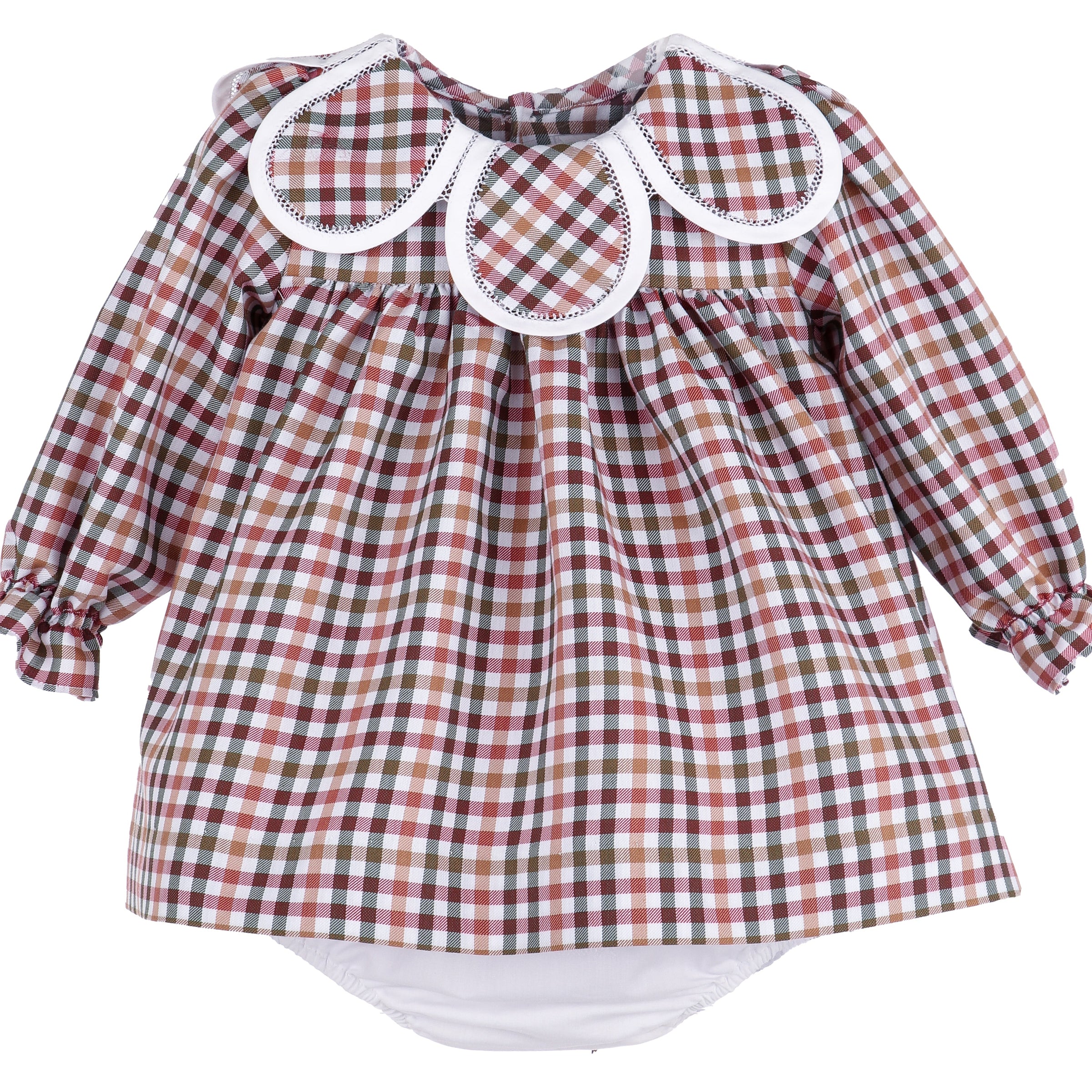 Cider Checks Petal Float Dress