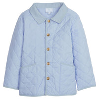 Classic Quilted Jacket Light Blue