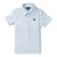 PRE-ORDER Boy's Short Sleeve Pro Performance Polo - Clear Sky Stripe