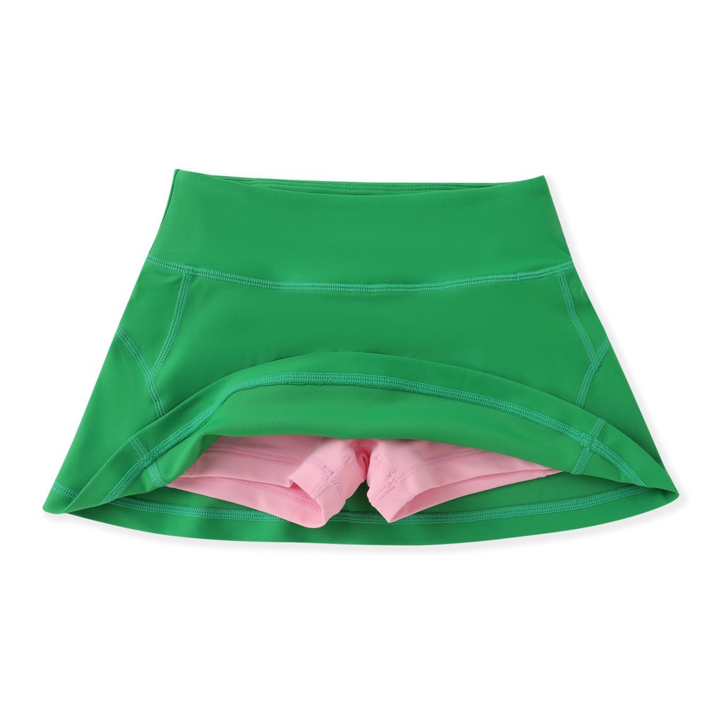 Country Club Green/ Pink Skort