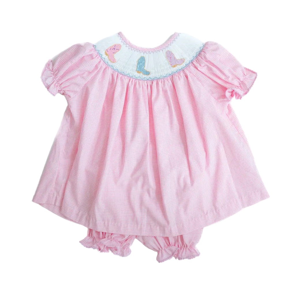 Cowboy Boots Annabelle Bloomer Set