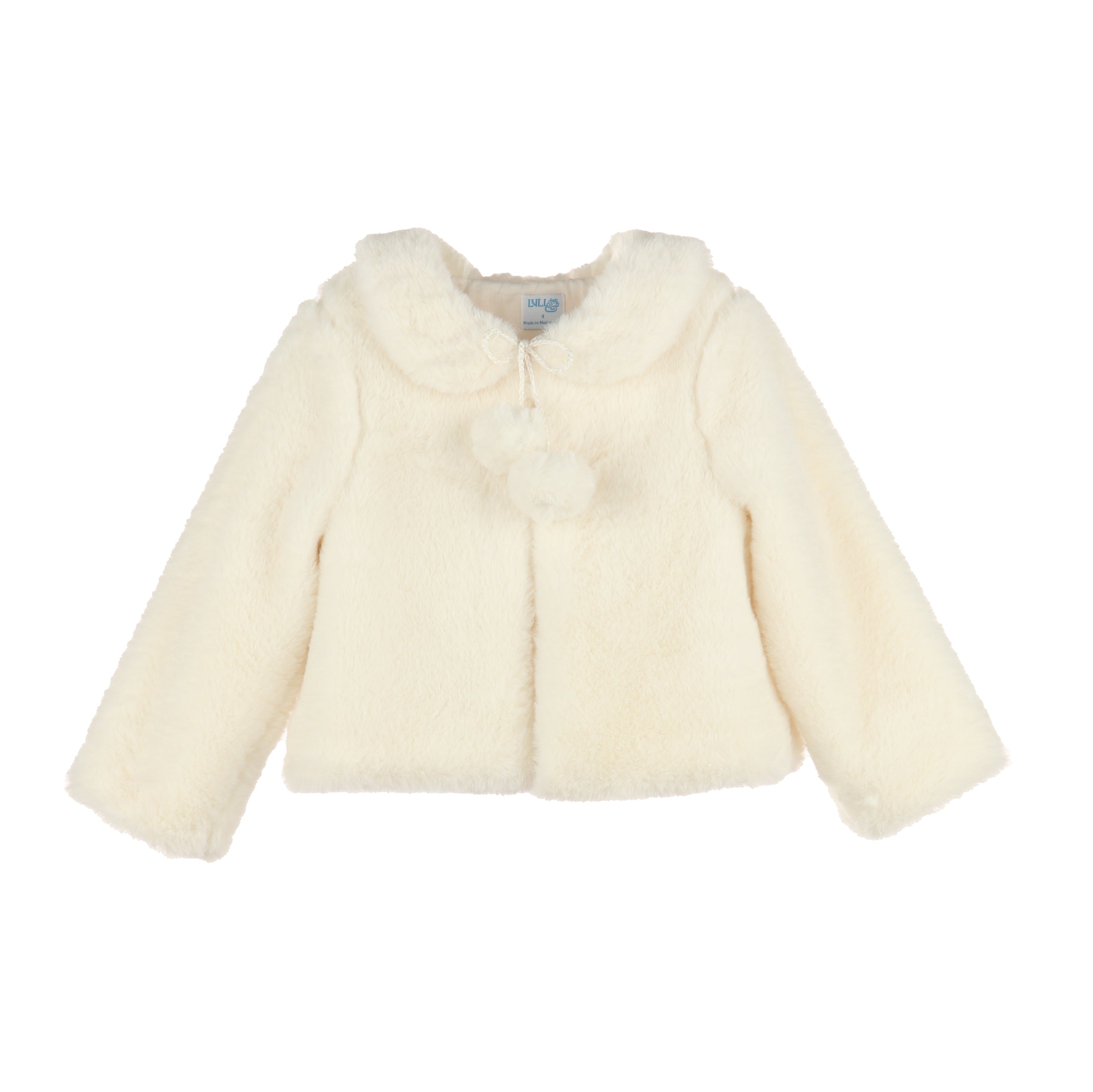 Cozy Fuzzy Ivory Coat