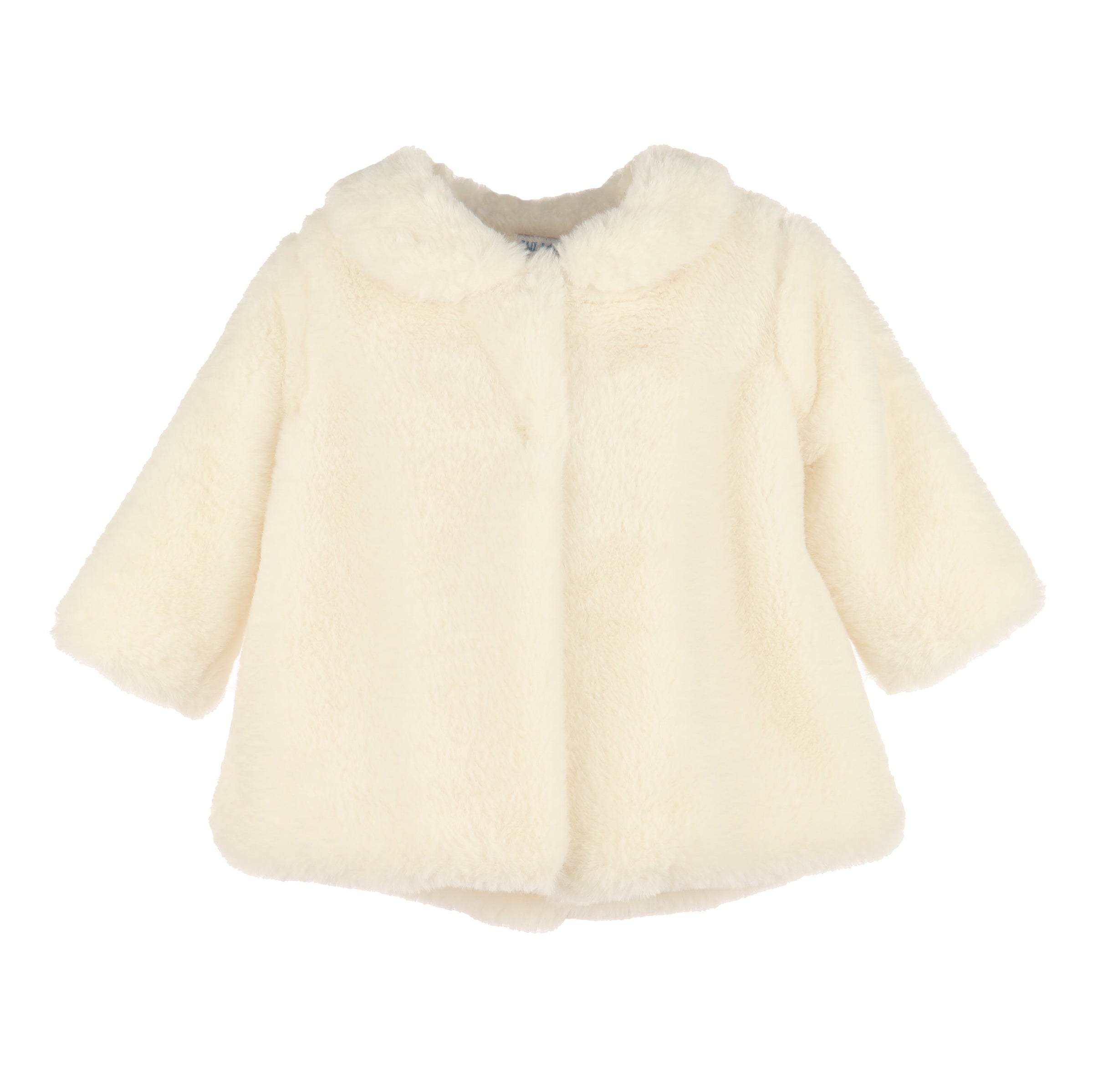 Cozy Fuzzy Ivory Long Coat