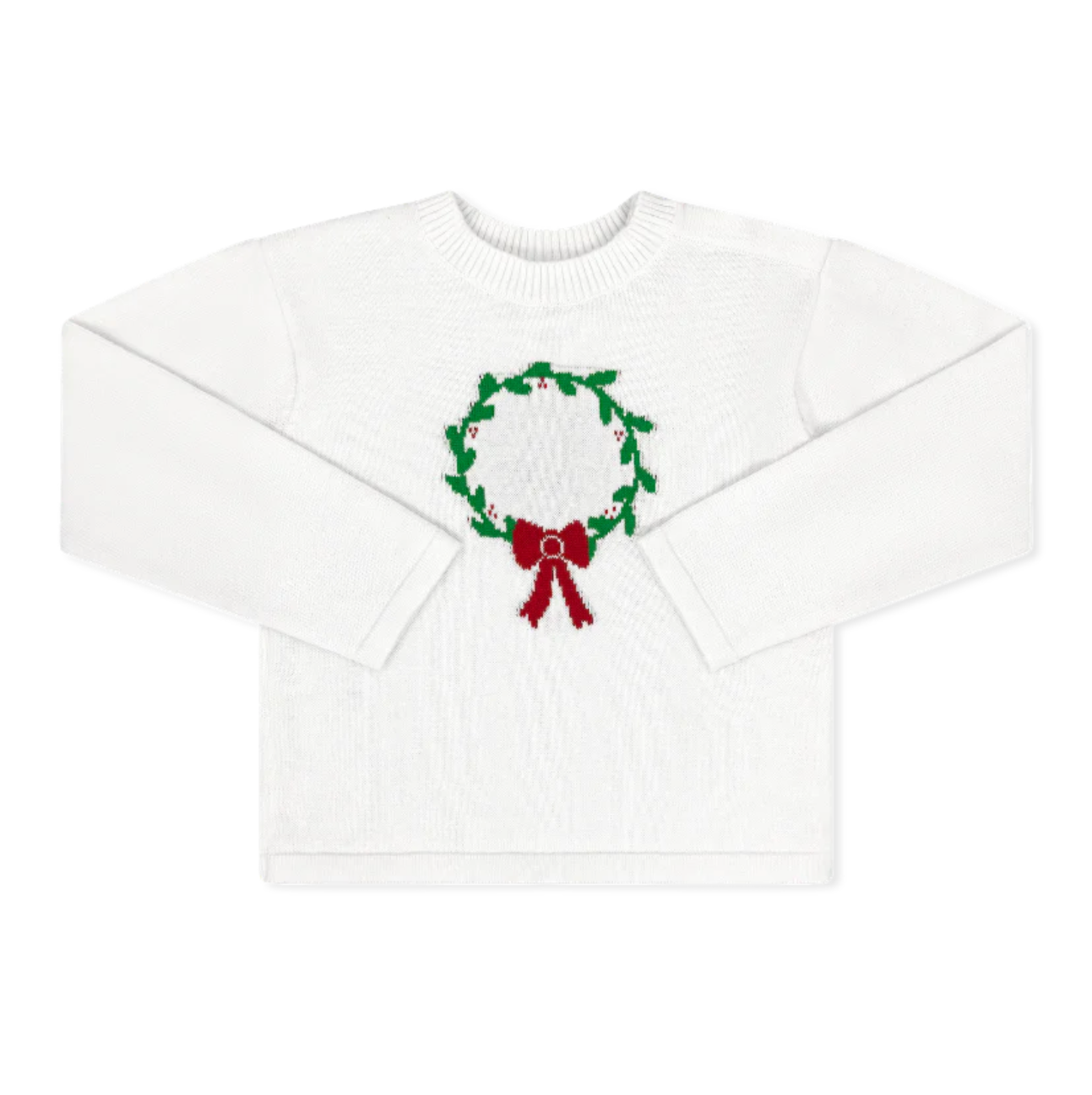Cozy Up Sweater Sterling White, Wreath