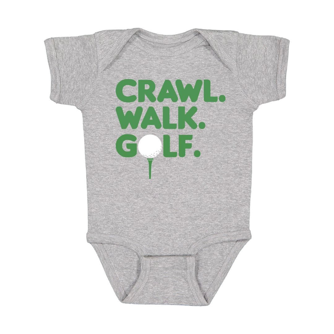 Crawl, Walk, Golf Onesie