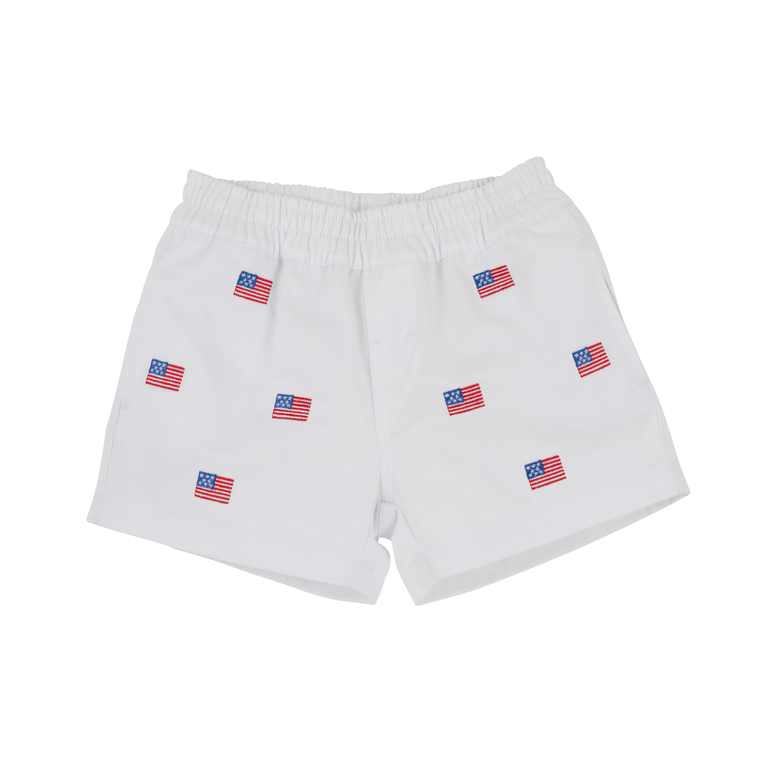 Critter Sheffield Shorts Worth Ave White/American Flags