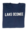 Navy Lake Oconee Adult T-shirt