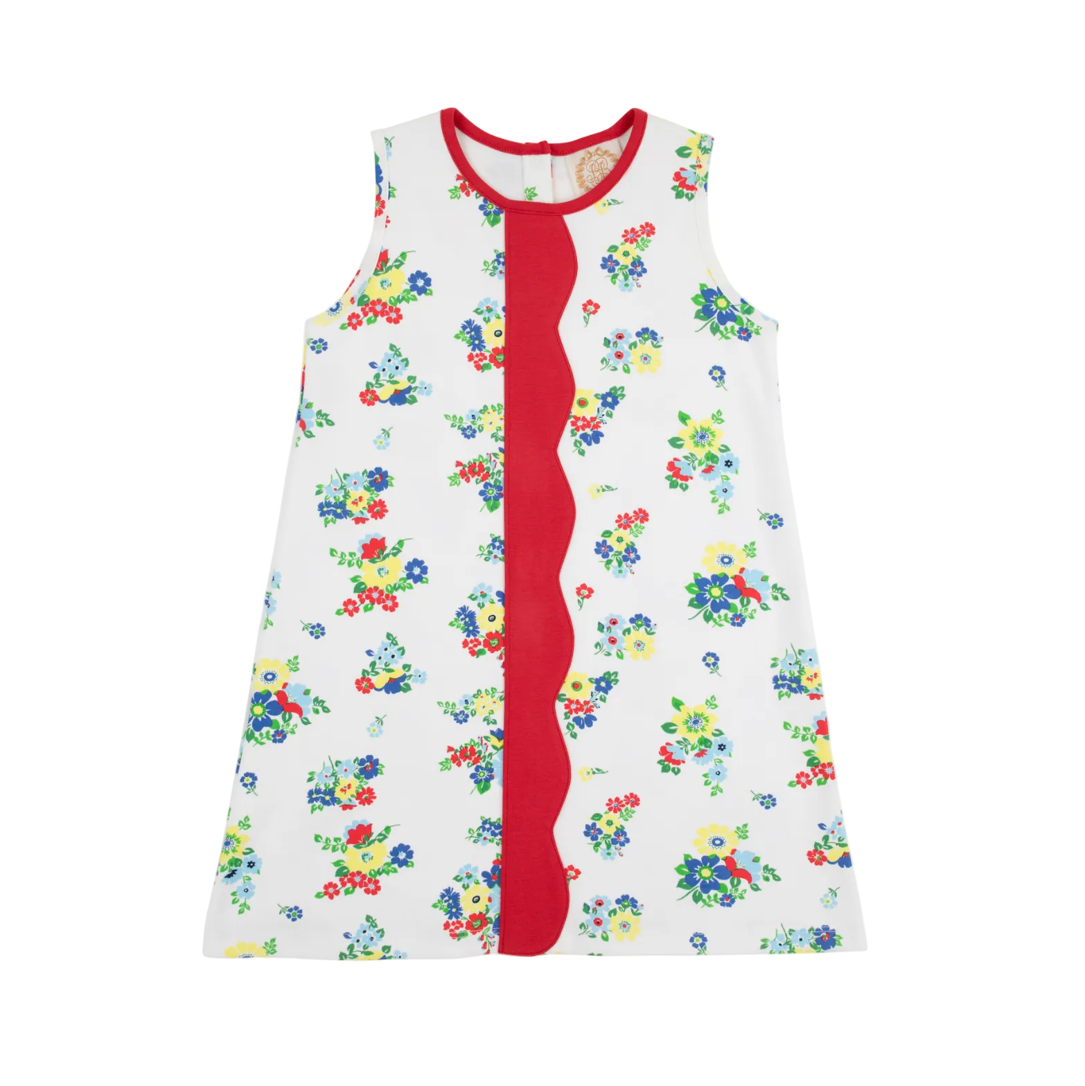 Daisy Dress Biltmore Blooms (Buckhead Blue) Richmond Red