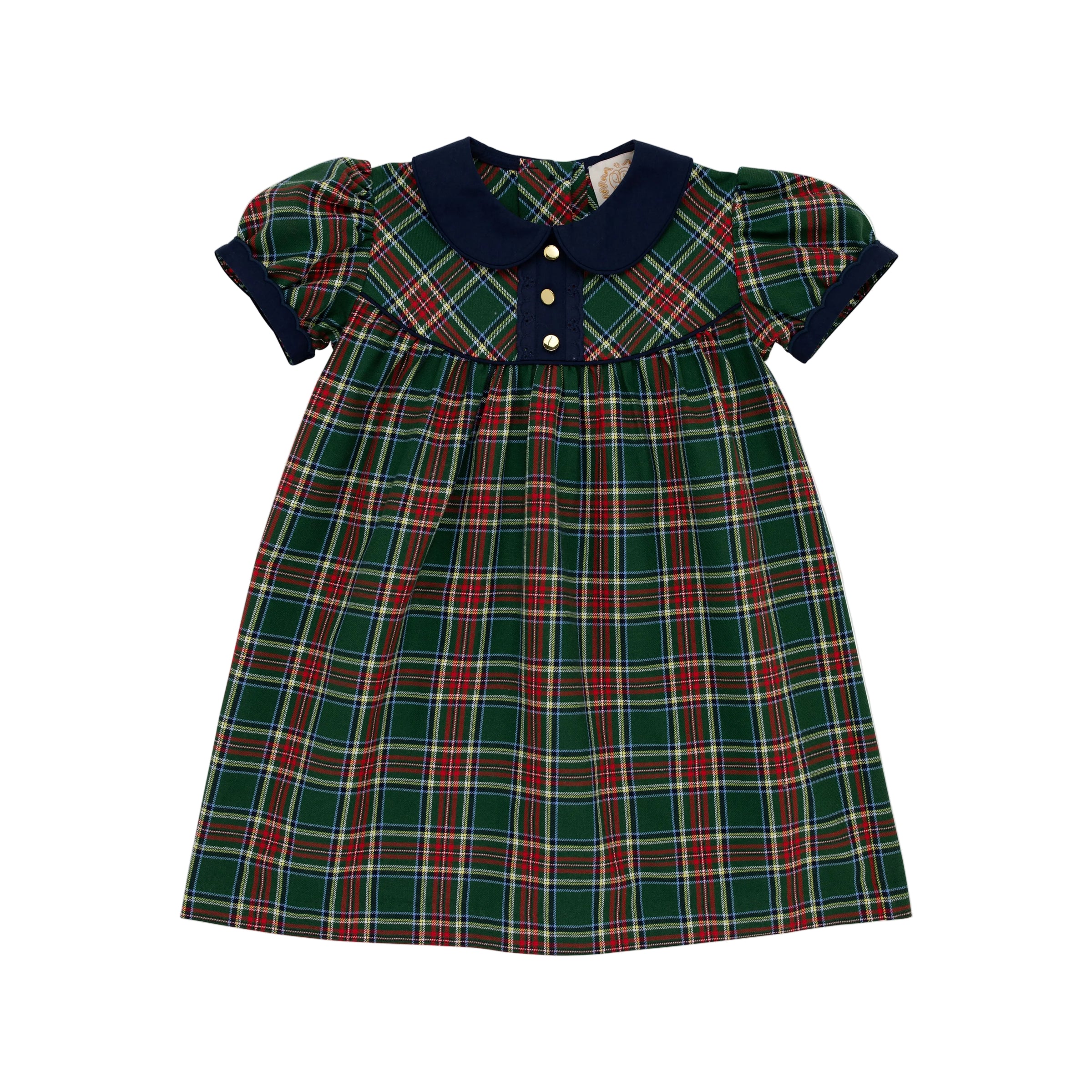 Dale Dress- Twill Pinehill Plaid Nantucket Navy