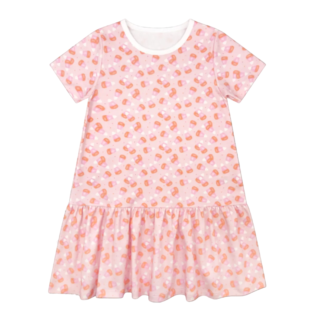 Dani Dropwaist Dress- Candy Corn Kisses