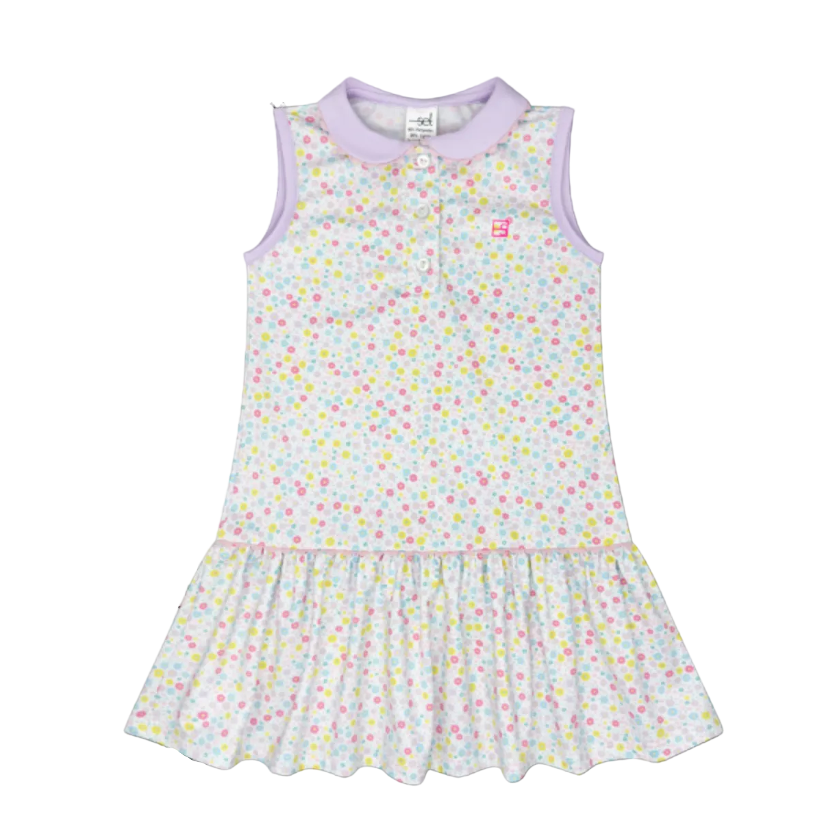 Darla Drop Waist Sunny Day Floral, Petal Purple