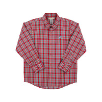 Deans List Dress Shirt Woodspoint Plaid/Barrington Blue