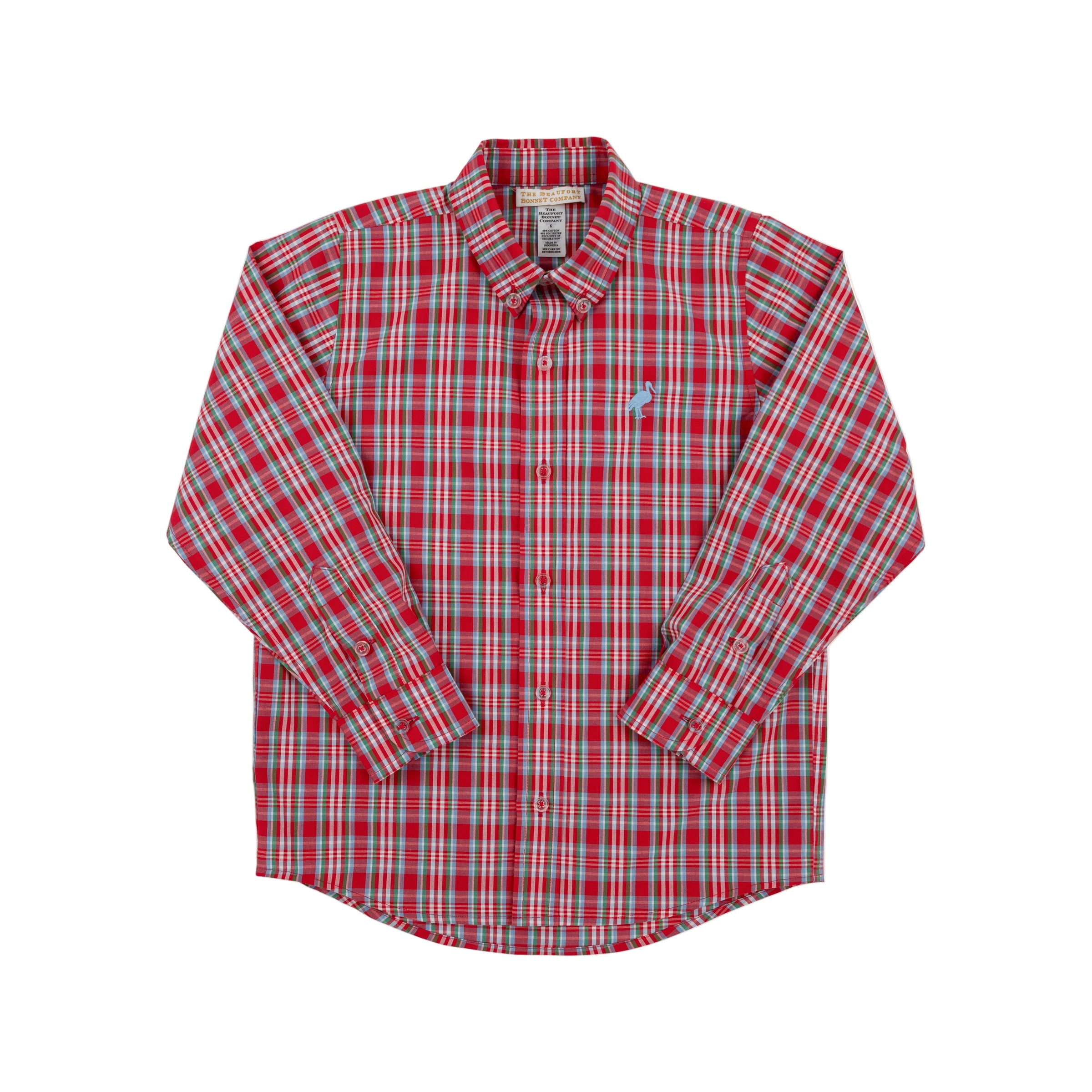 Deans List Dress Shirt Woodspoint Plaid/Barrington Blue