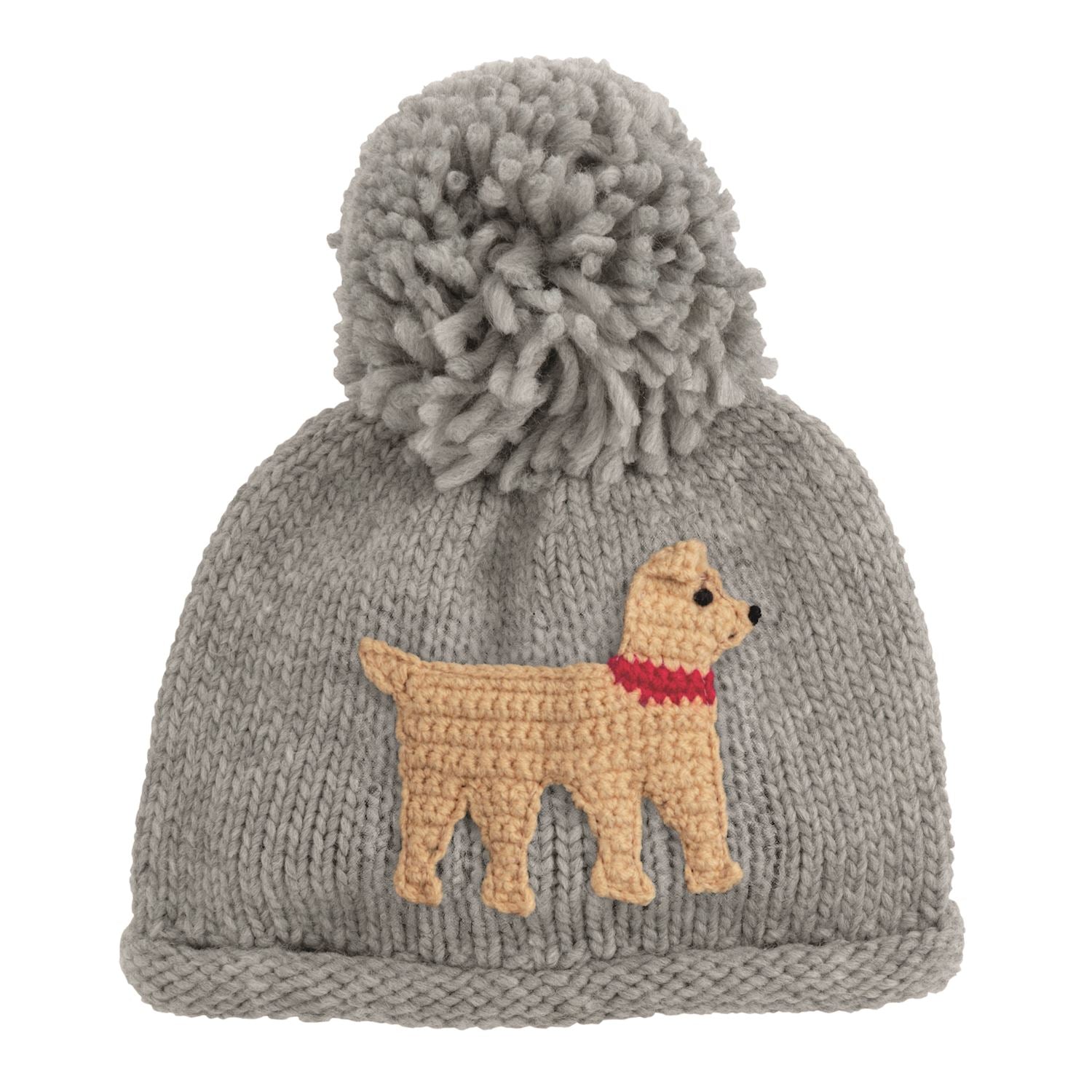 Dog Boy Chunky Knit Hat