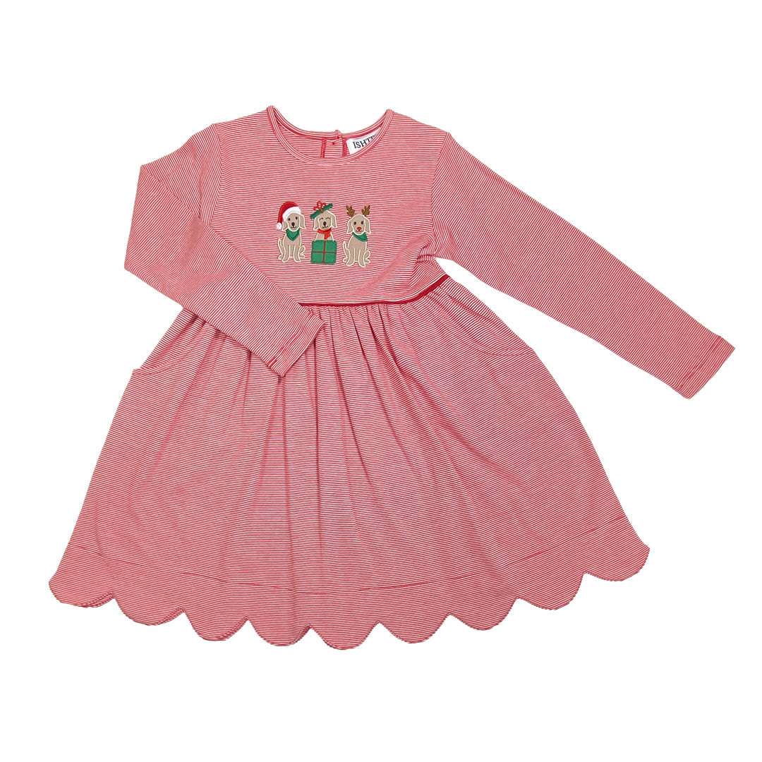 Christmas Dog Trio Dress