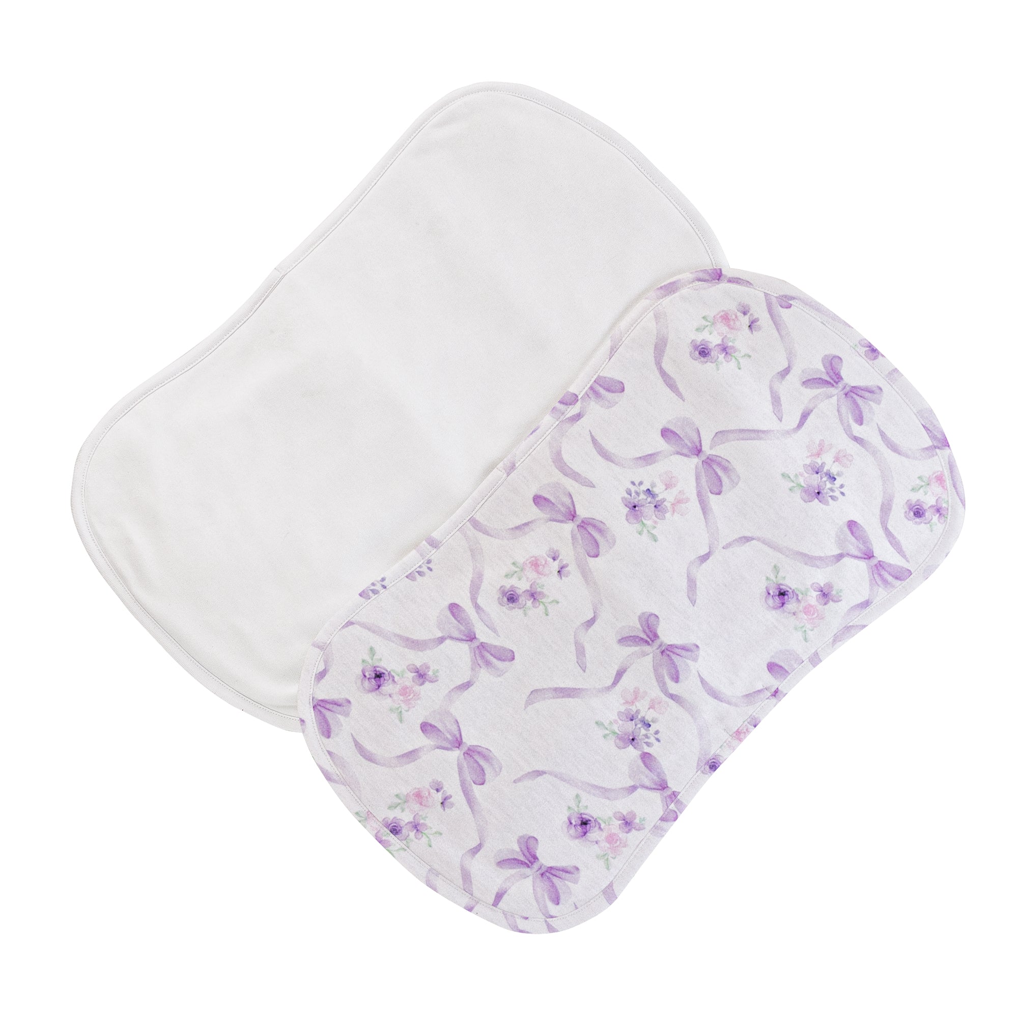 Dreamy Ties Printed Pima Burp Cloth Set