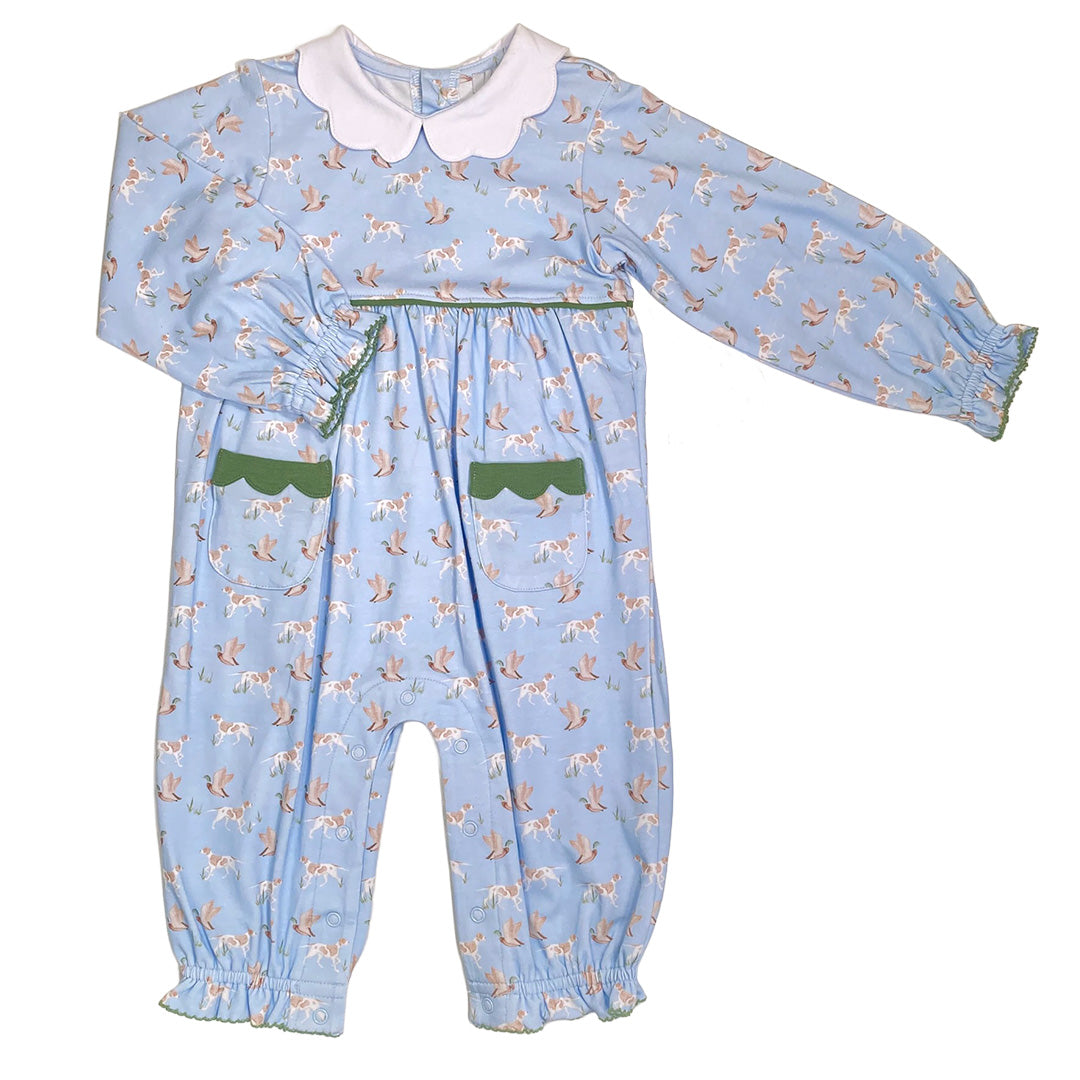 Duck Hunt Ruffle Romper