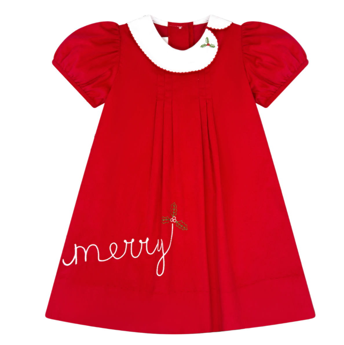 Eloise Dress High Point Red Corduroy, Merry