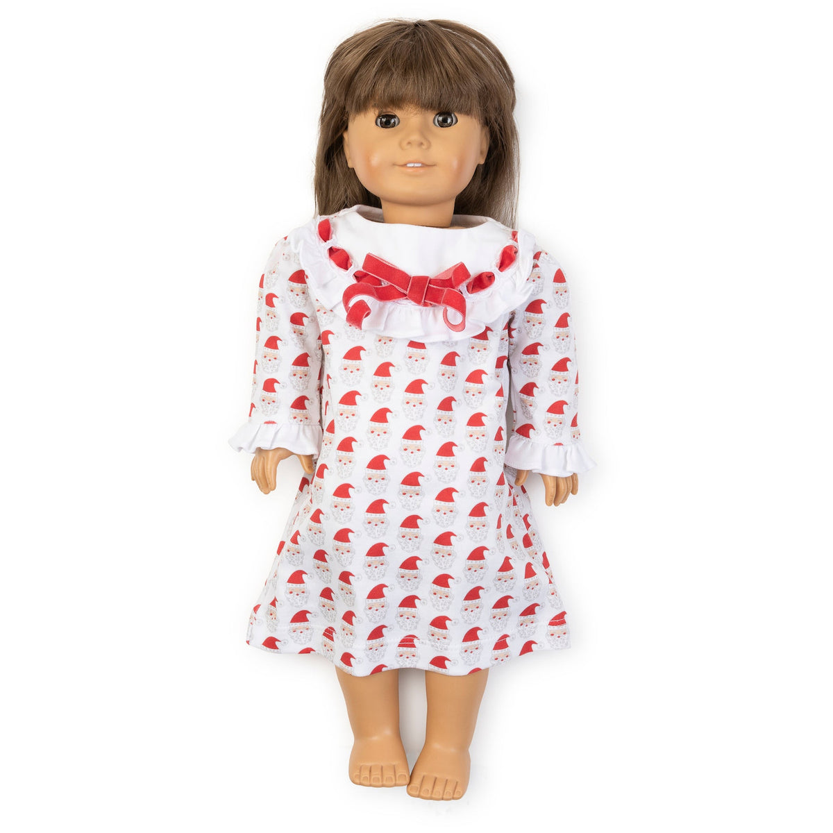 Emersyn Doll Dress Whimsical Santa