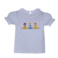 Emma White Blouse - Smocked Princesses