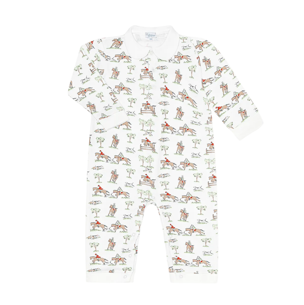 Equestrian Chase LS Romper