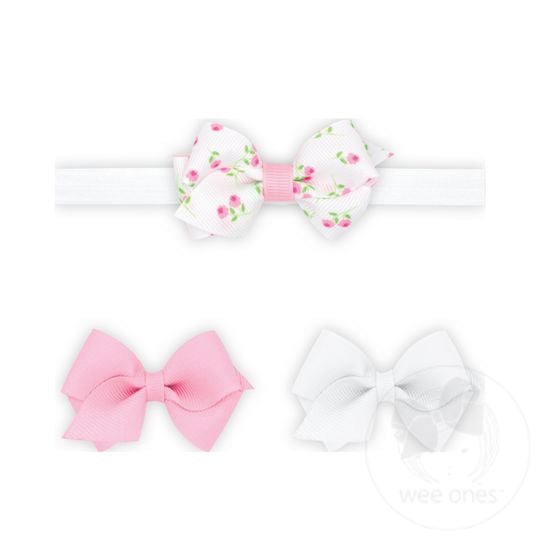 Wee Ones Rosebud 3pk Add a Bow Band