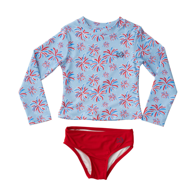 Fireworks Reef Rashguard Swim Set