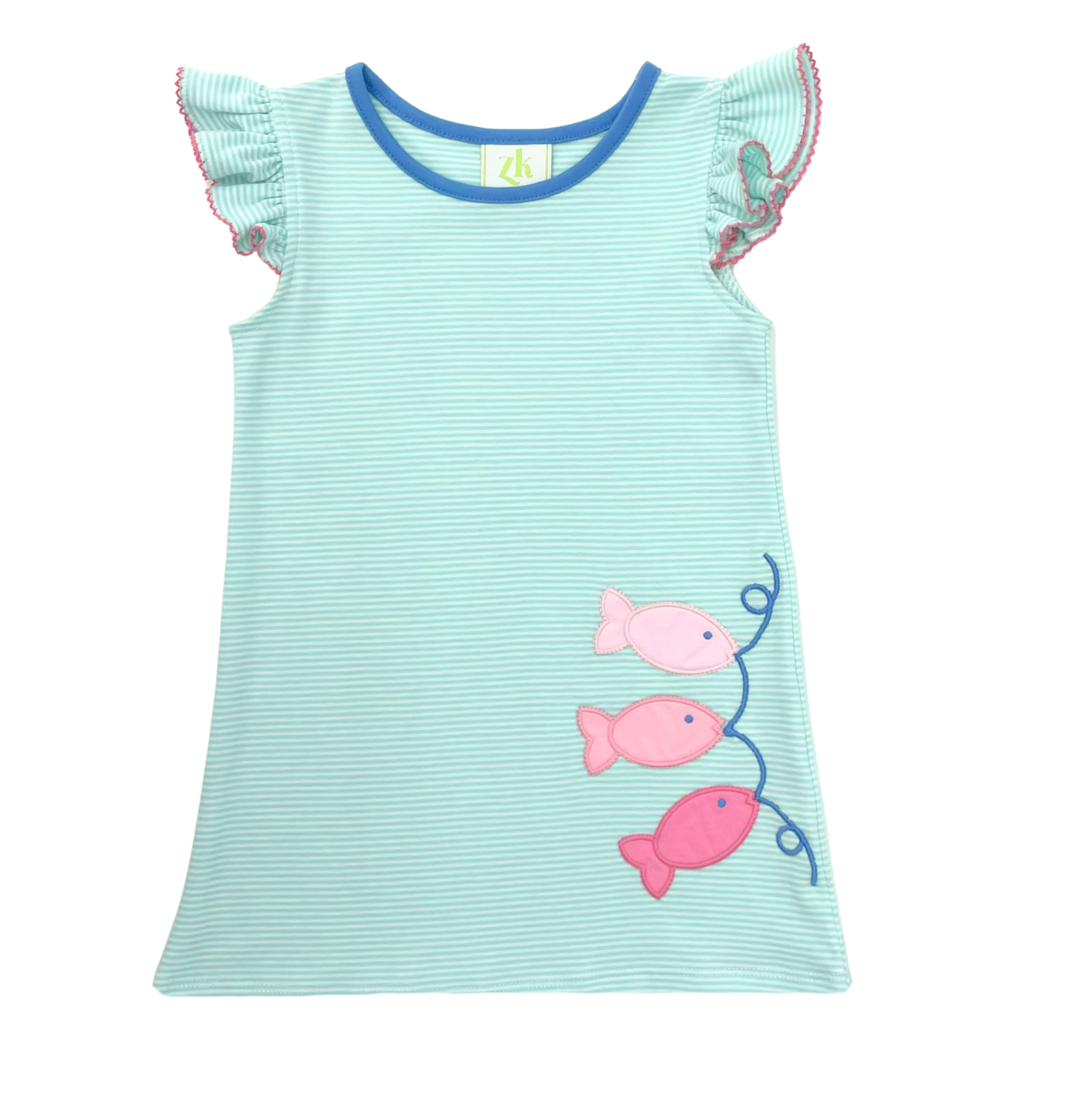 Fish Angel Sleeve Dress