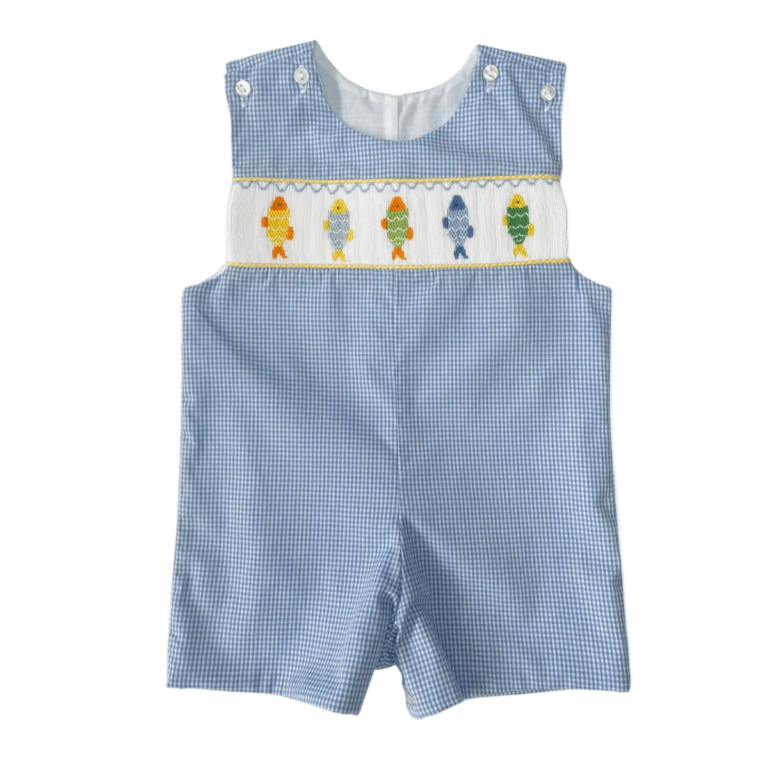 Fish Smocked Shortall