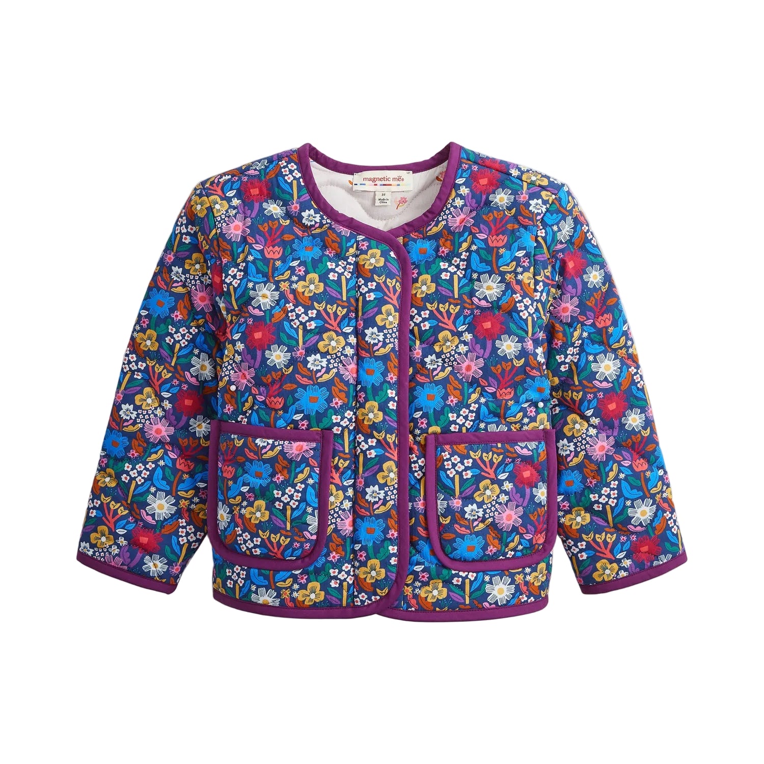 Floral Quilted Womens Reversible Jacket