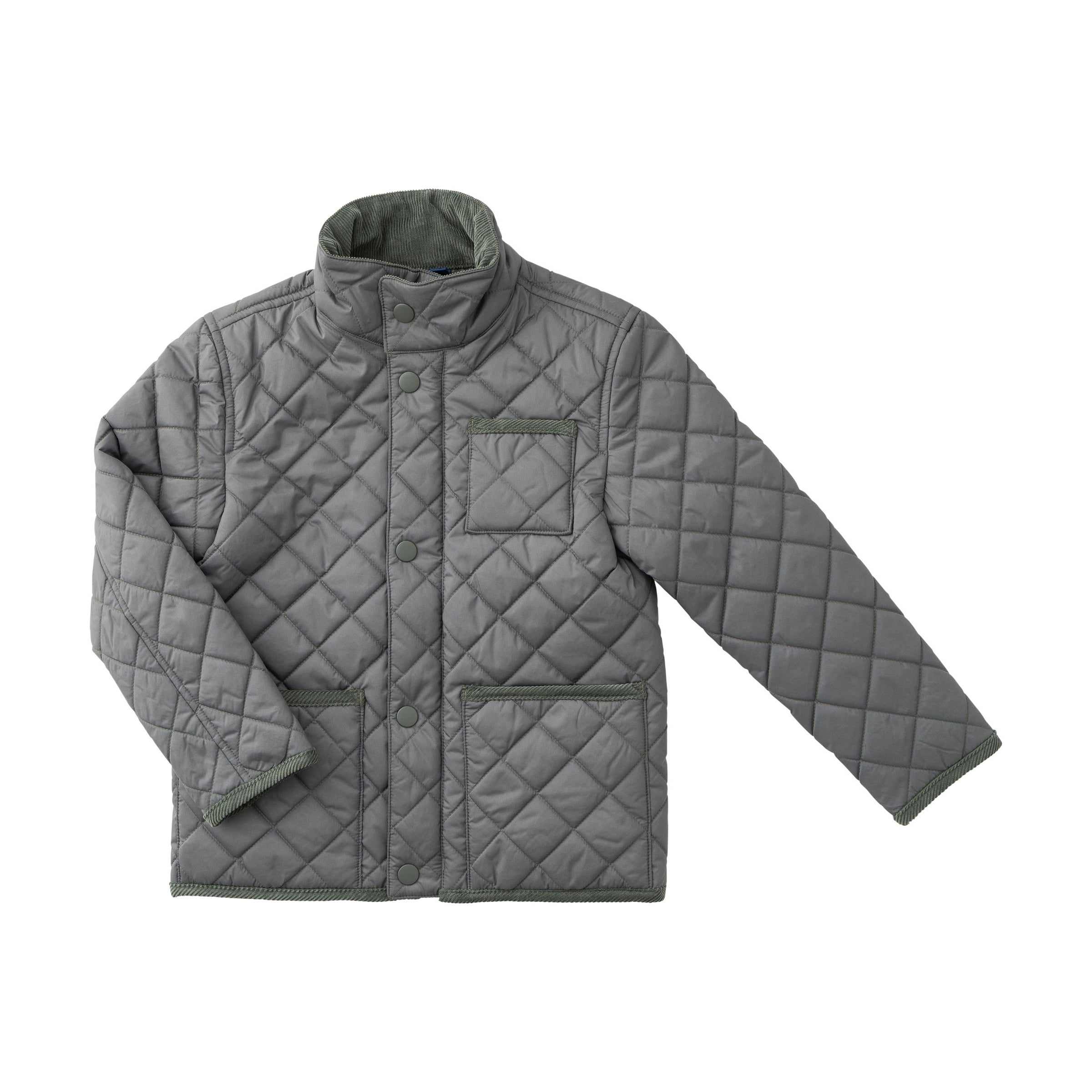 PRE-ORDER Kids Quilted Barn Jacket - Fly Fishing