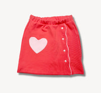 Heart Pocket Scallop Skirt