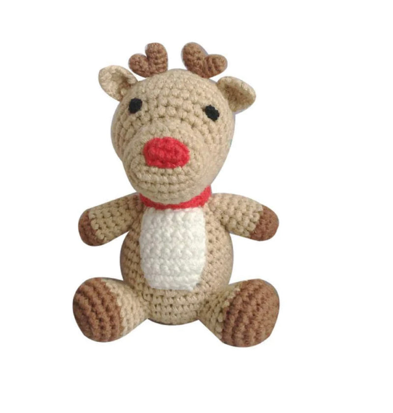 Reindeer Crochet Rattle