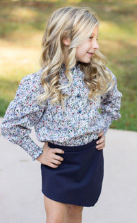 Blake Blouse-Winter Floral