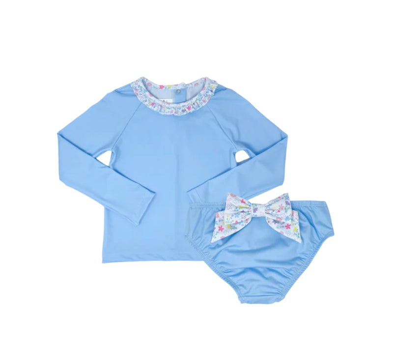 Sun & Sand Rash Guard Set - Butterfly